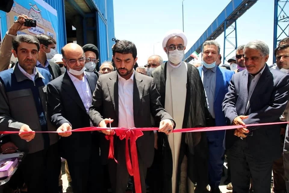 افتتاح کارخانه فولاد شرق کاوه min